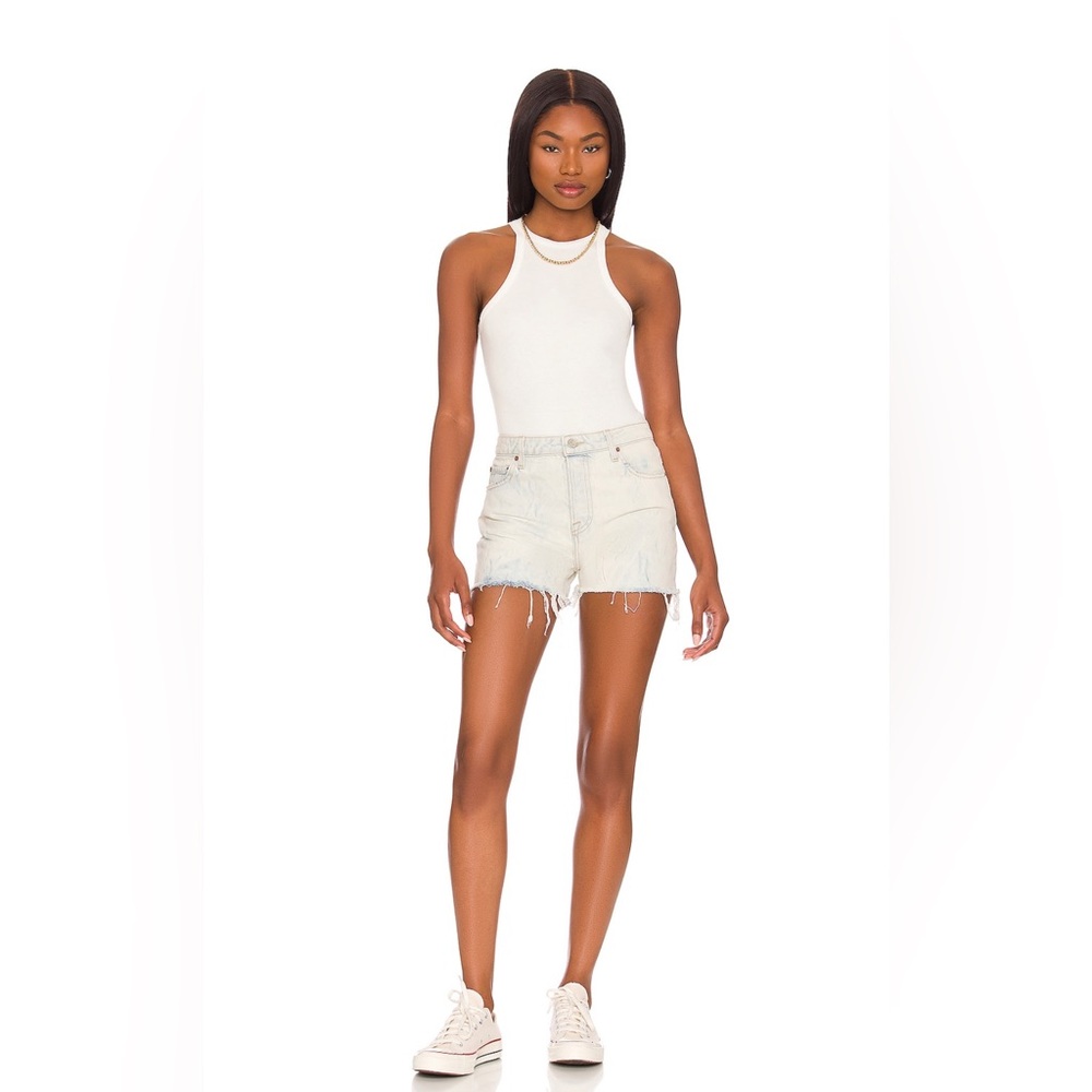 GRLFRND HELENA HIGH RISE CUT OFF SHORTS
